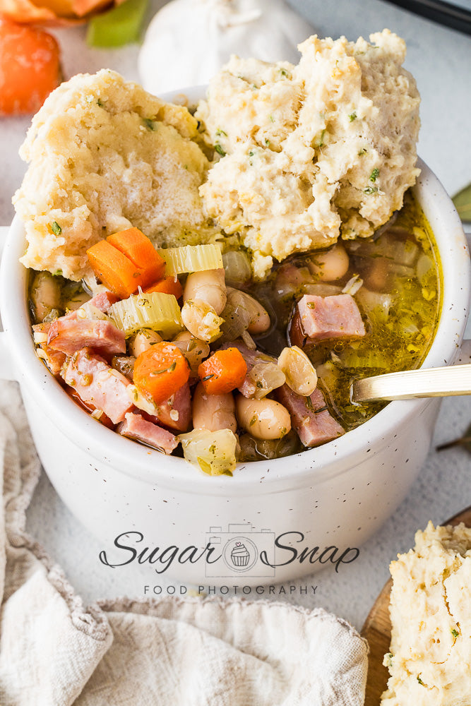 Slow Cooker Ham and Bean Soup