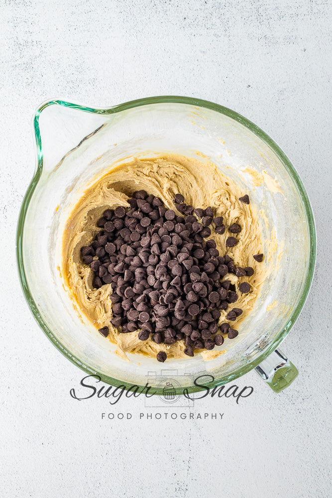 Chocolate Chip Cookie Dot Cakes