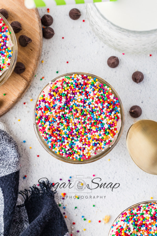 Chocolate Chip Cookie Dot Cakes