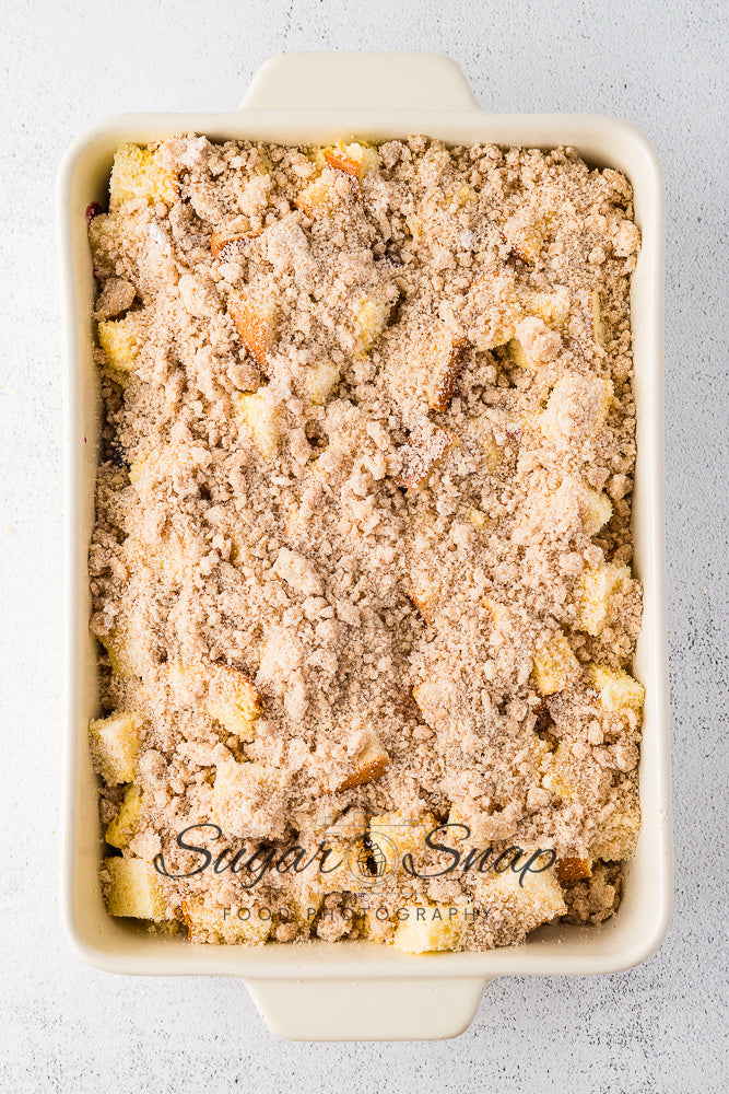 Blueberry Brioche French Toast Casserole