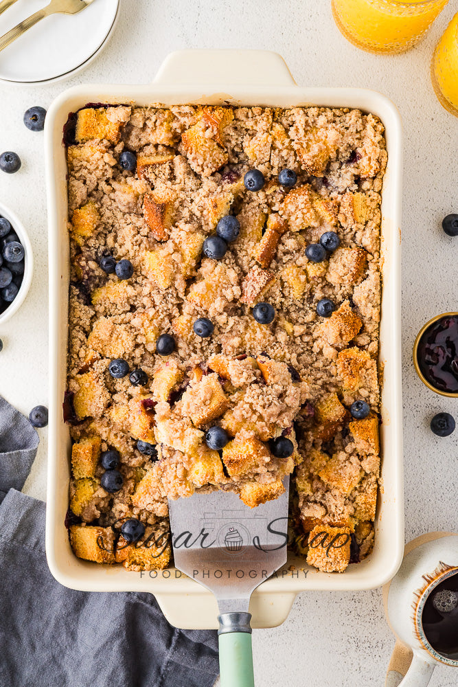 Blueberry Brioche French Toast Casserole