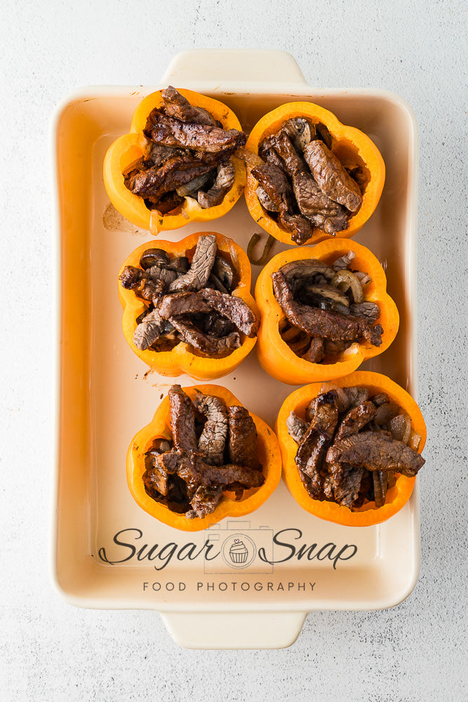 Philly Cheesesteak Stuffed Peppers