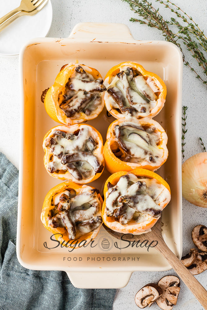 Philly Cheesesteak Stuffed Peppers
