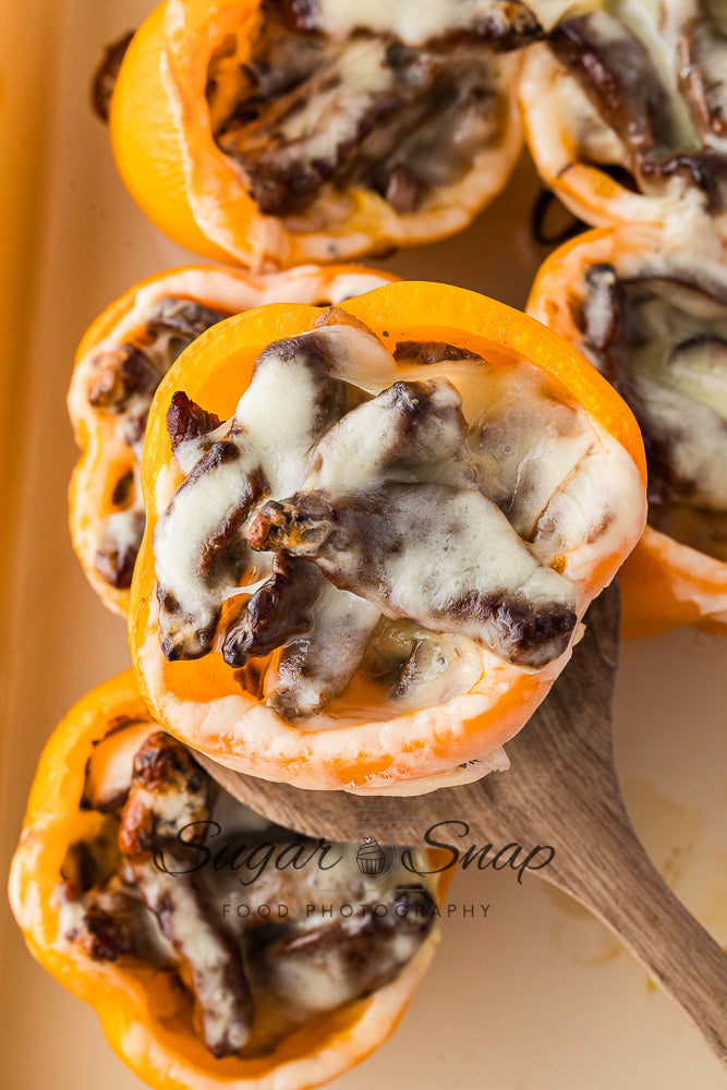 Philly Cheesesteak Stuffed Peppers