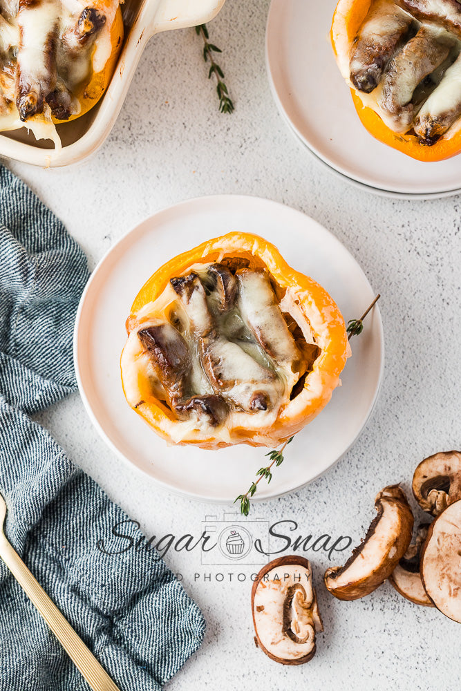 Philly Cheesesteak Stuffed Peppers
