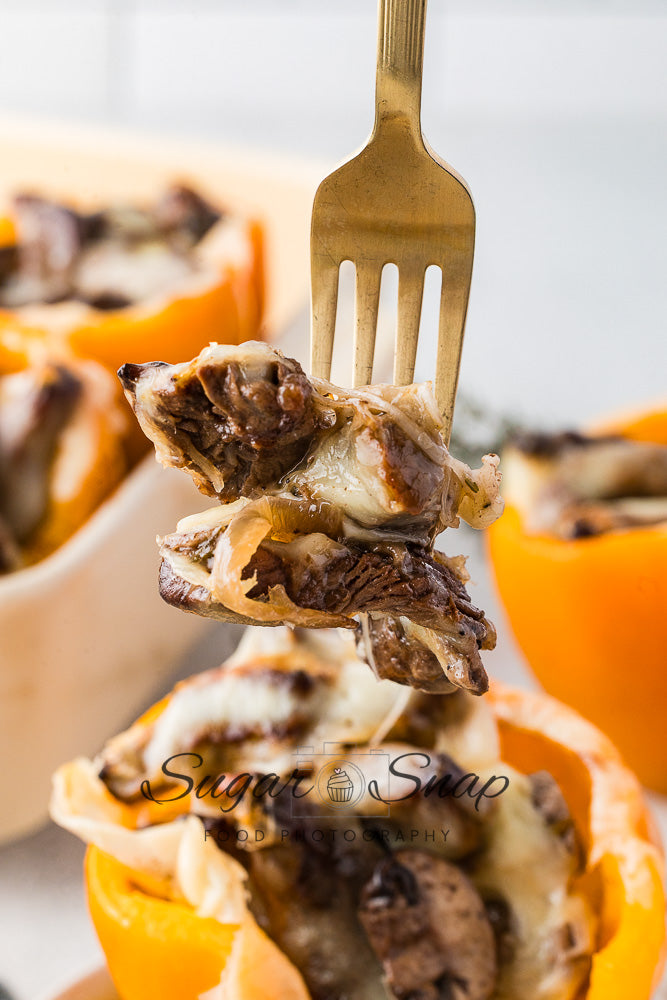 Philly Cheesesteak Stuffed Peppers