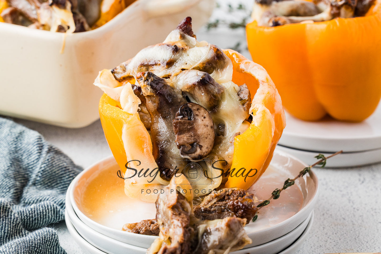 Philly Cheesesteak Stuffed Peppers