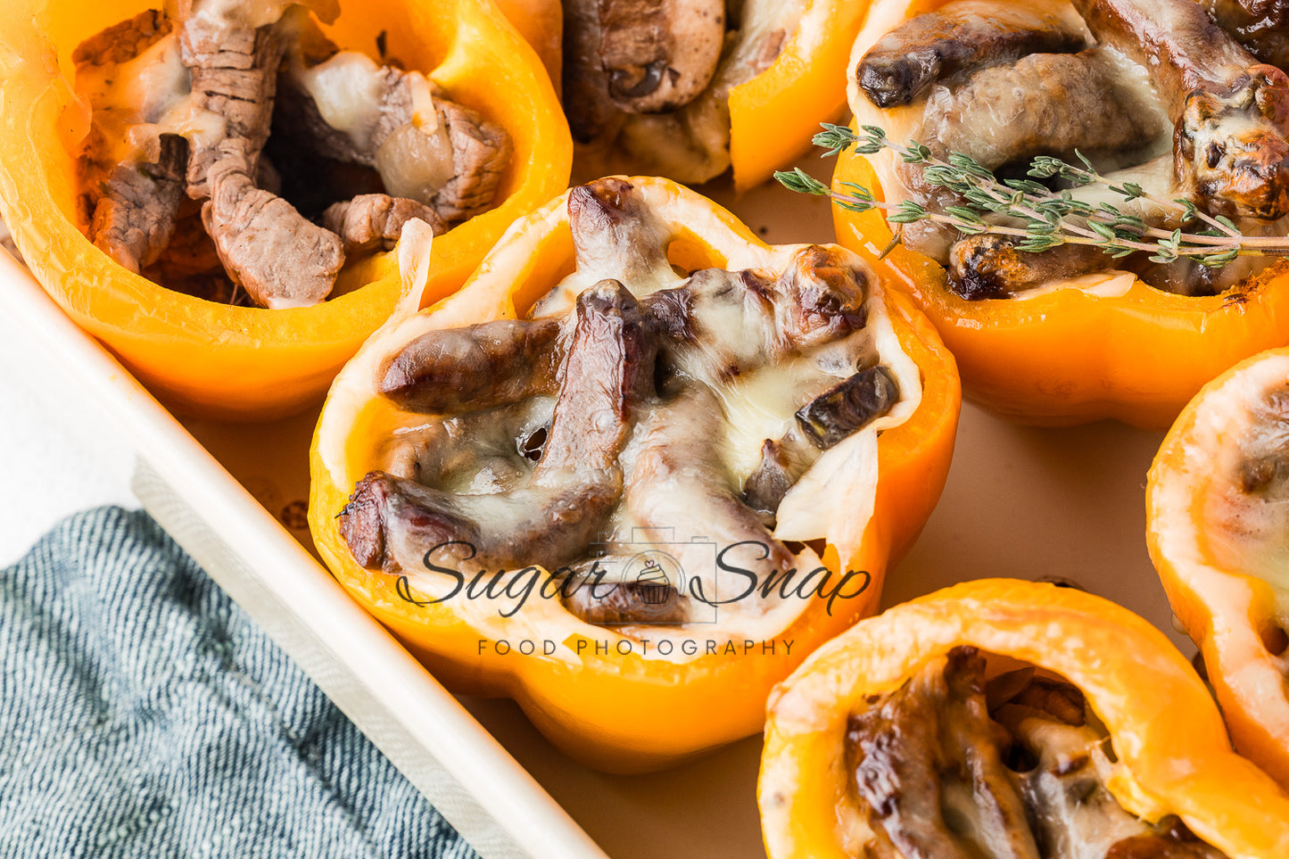 Philly Cheesesteak Stuffed Peppers