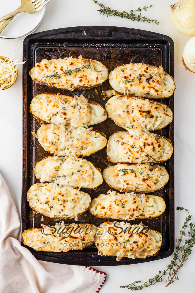 French Onion Baked Potatoes