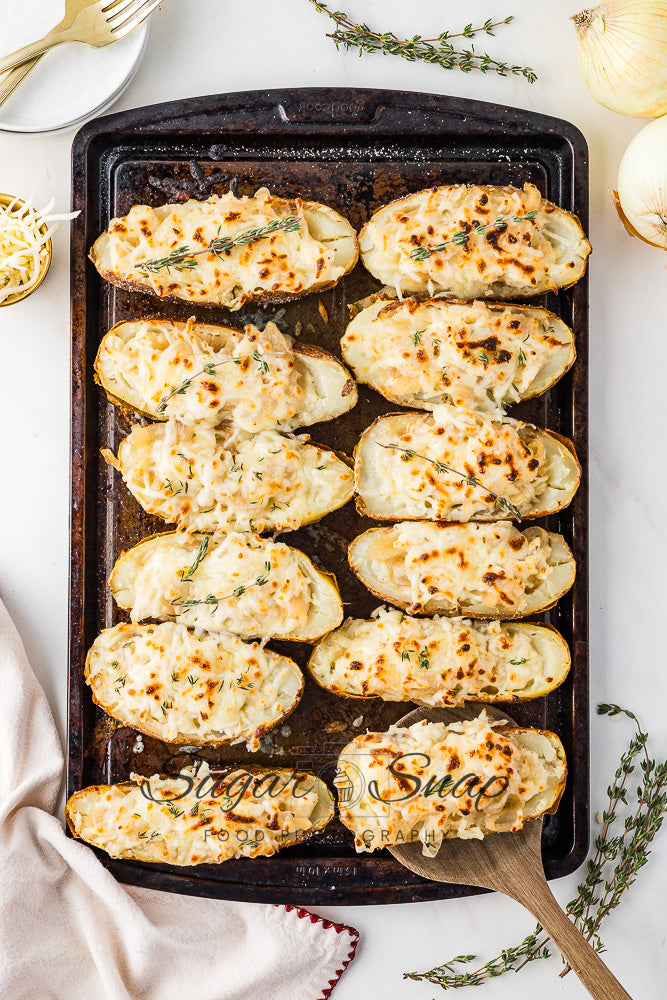 French Onion Baked Potatoes