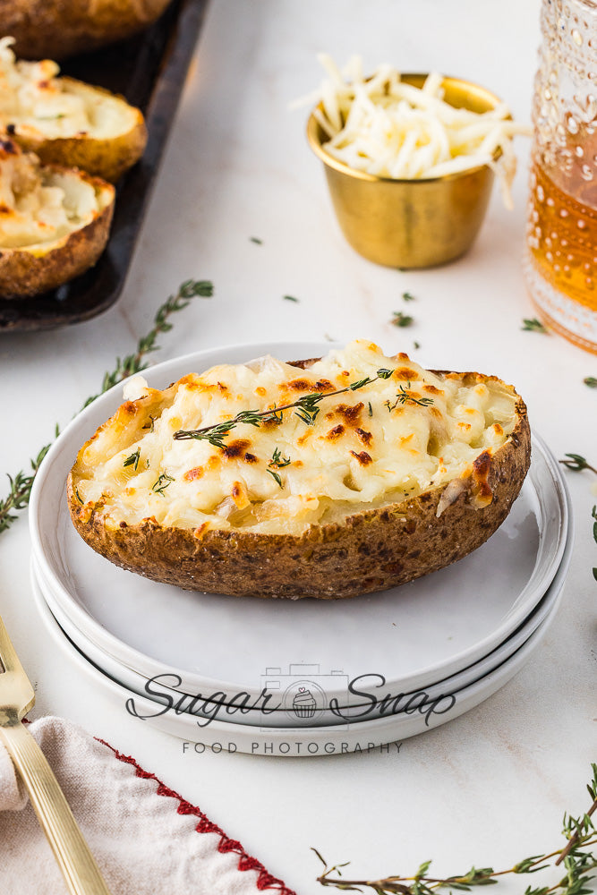 French Onion Baked Potatoes
