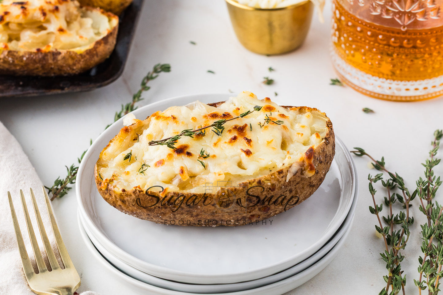 French Onion Baked Potatoes