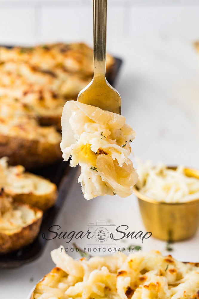 French Onion Baked Potatoes