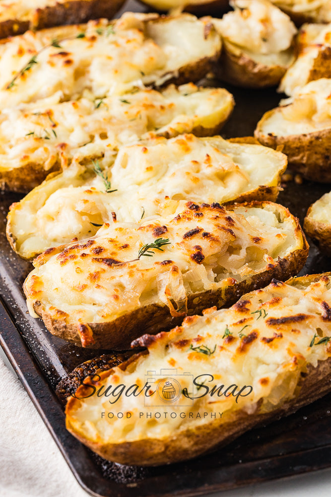 French Onion Baked Potatoes