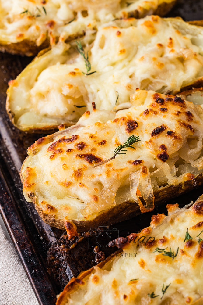French Onion Baked Potatoes