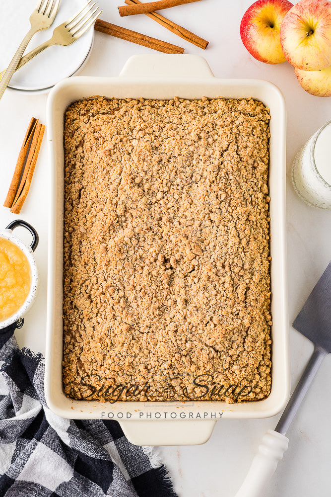 Applesauce Crumb Cake