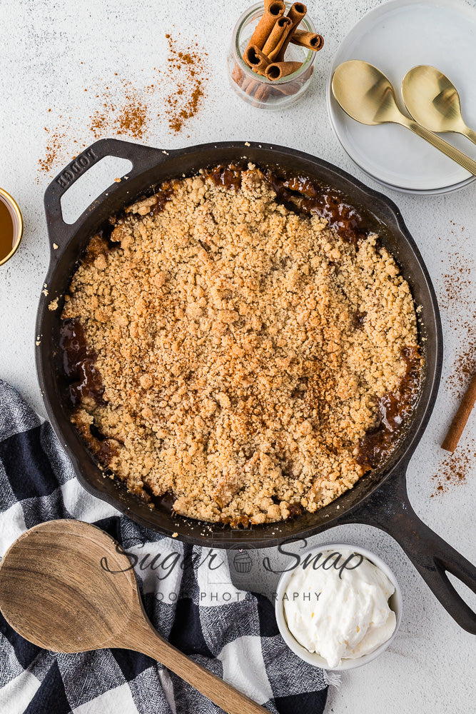 Oat-less Apple Crisp