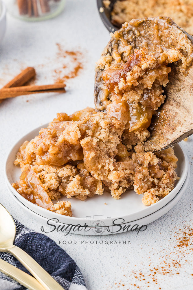 Oat-less Apple Crisp