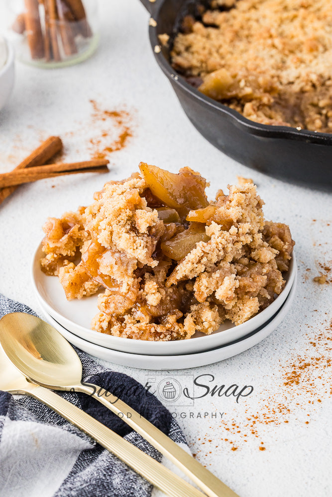 Oat-less Apple Crisp