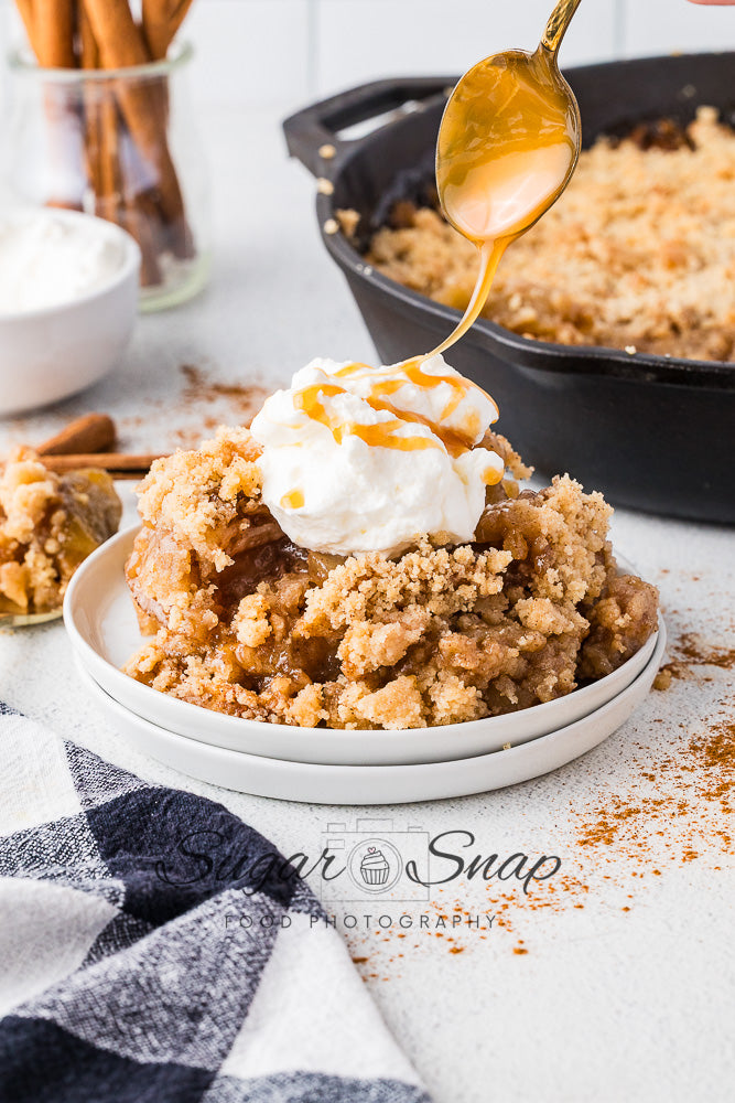 Oat-less Apple Crisp