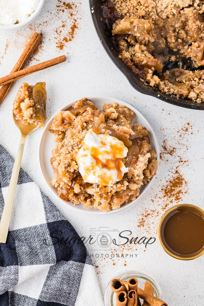 Oat-less Apple Crisp