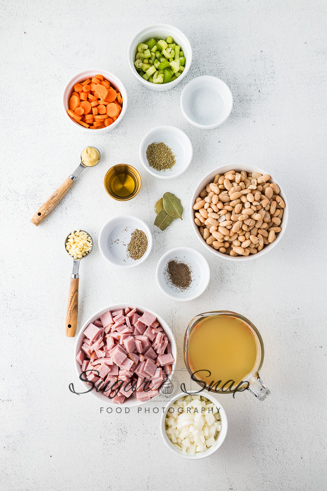 Slow Cooker Ham and Bean Soup