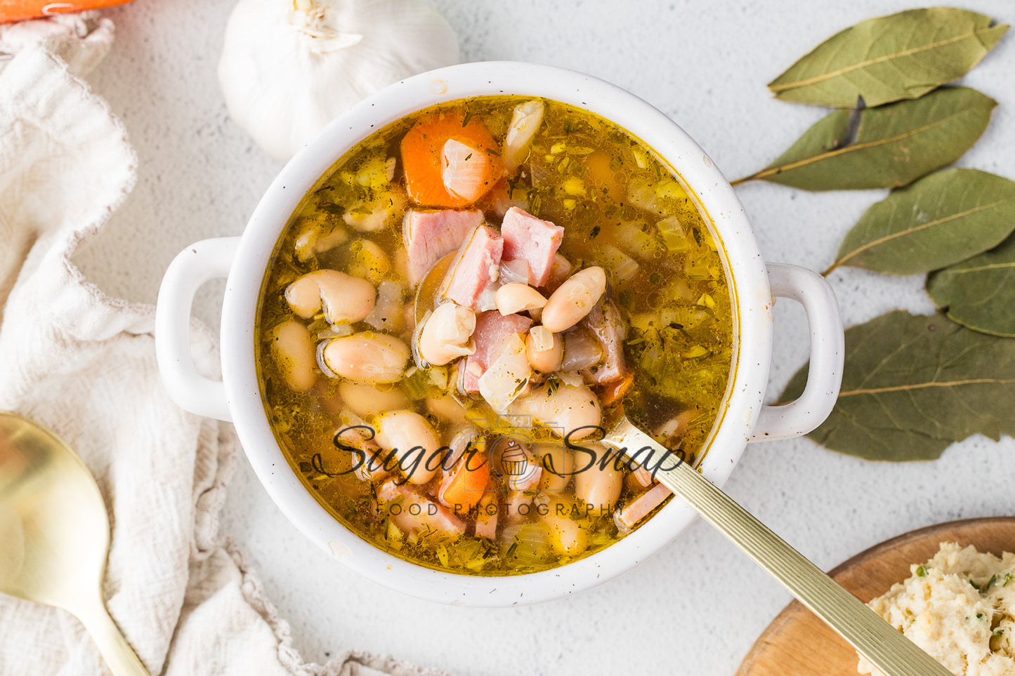 Slow Cooker Ham and Bean Soup