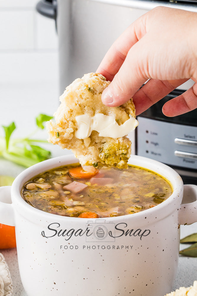 Slow Cooker Ham and Bean Soup