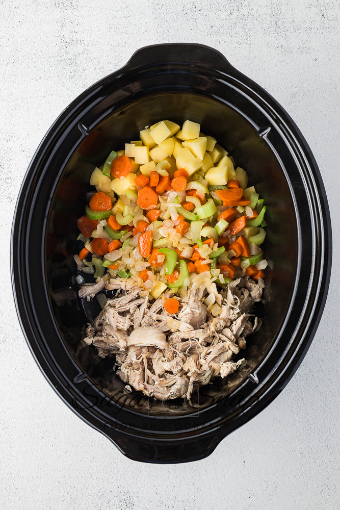 Easy Crockpot Chicken Pot Pie