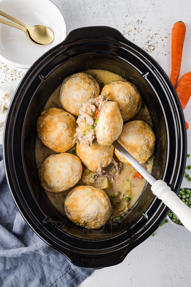 Easy Crockpot Chicken Pot Pie