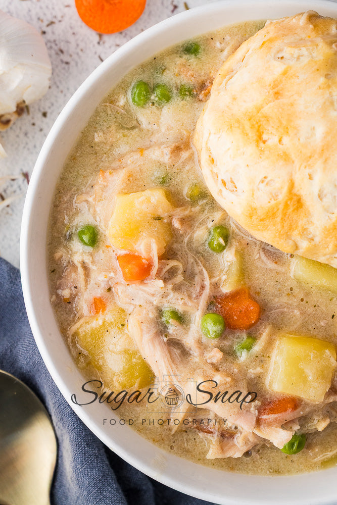 Easy Crockpot Chicken Pot Pie