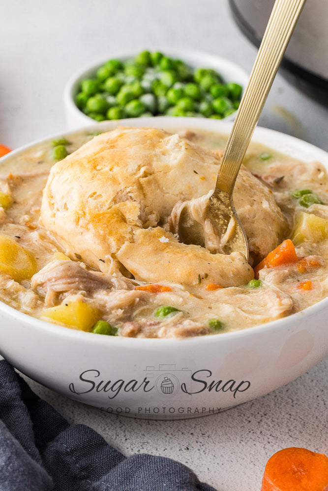 Easy Crockpot Chicken Pot Pie