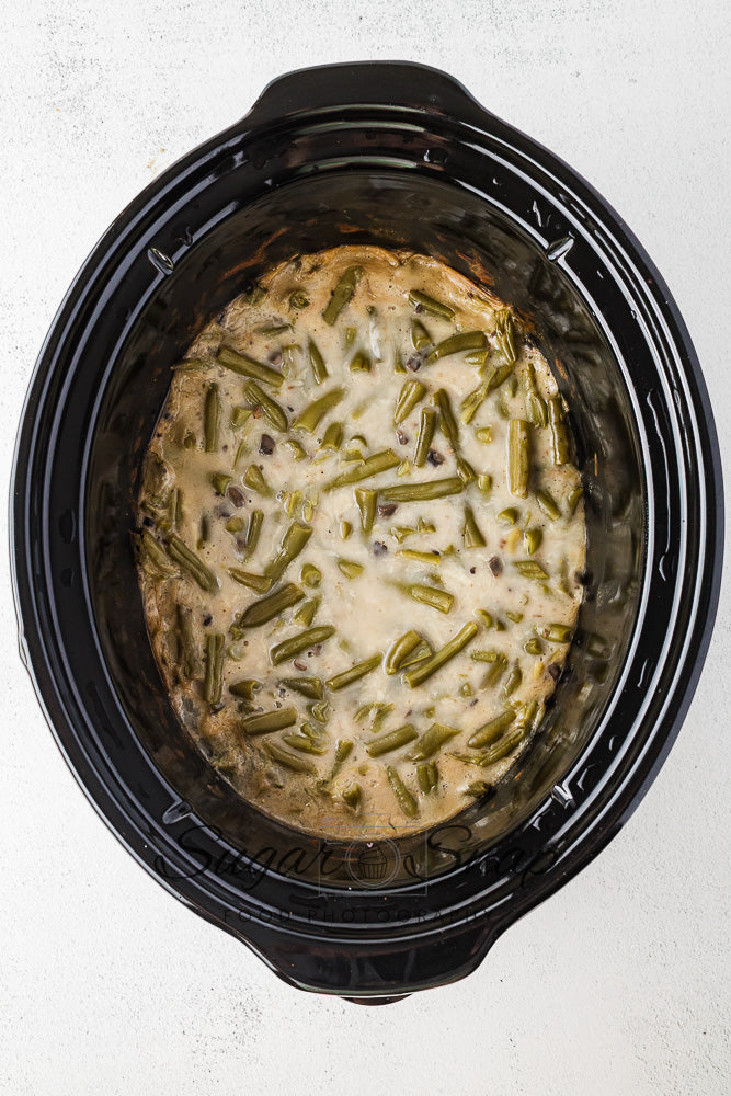 Slow Cooker Green Bean Casserole