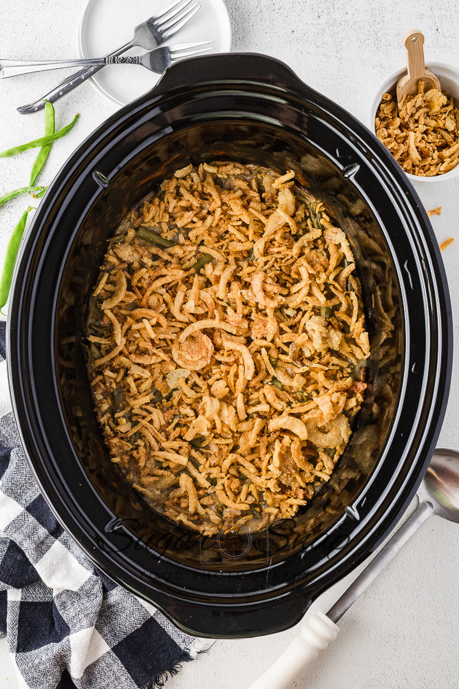 Slow Cooker Green Bean Casserole