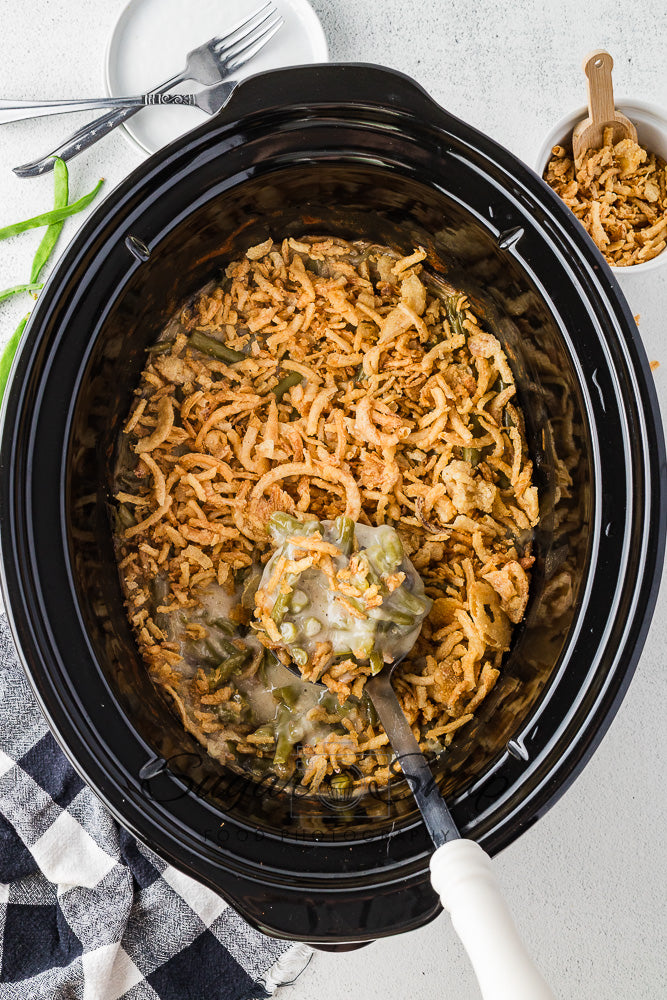 Slow Cooker Green Bean Casserole