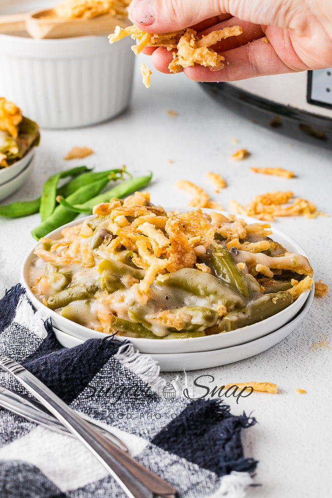 Slow Cooker Green Bean Casserole