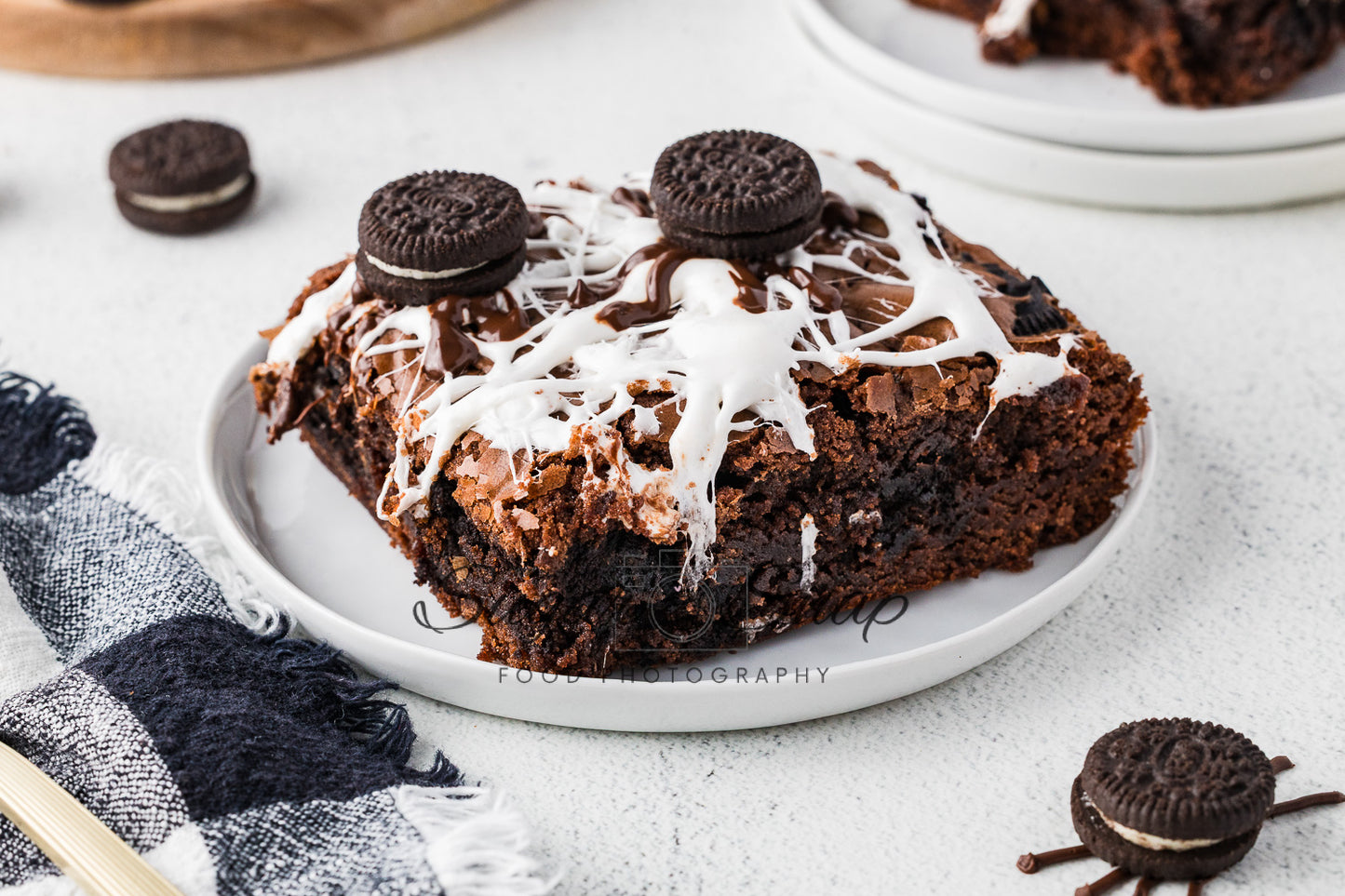 Oreo Spider Brownies