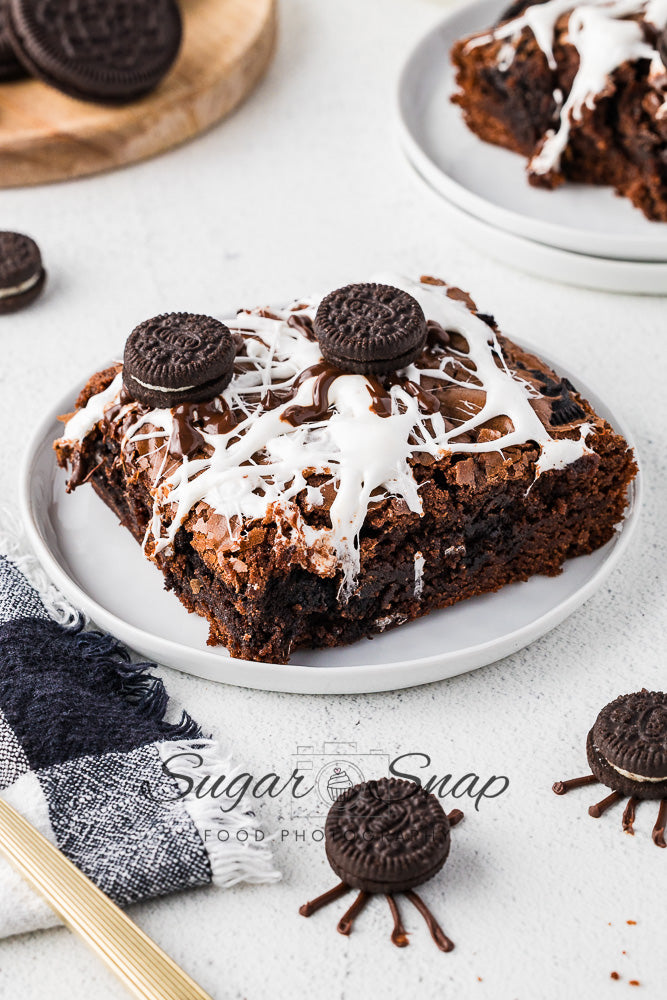 Oreo Spider Brownies