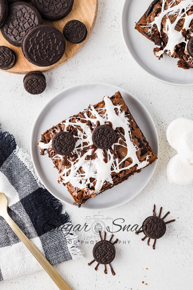 Oreo Spider Brownies