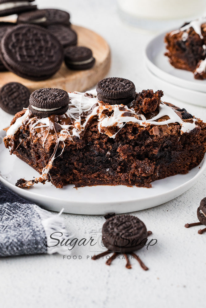 Oreo Spider Brownies