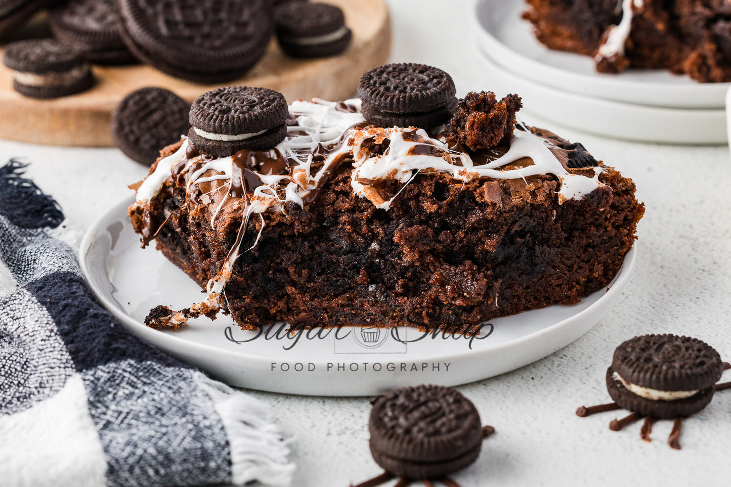 Oreo Spider Brownies