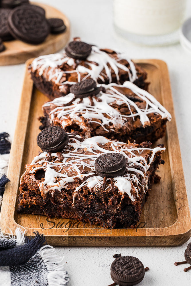 Oreo Spider Brownies