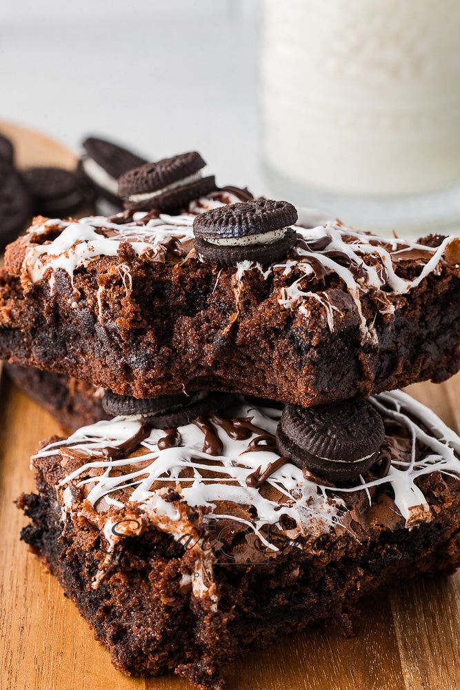 Oreo Spider Brownies
