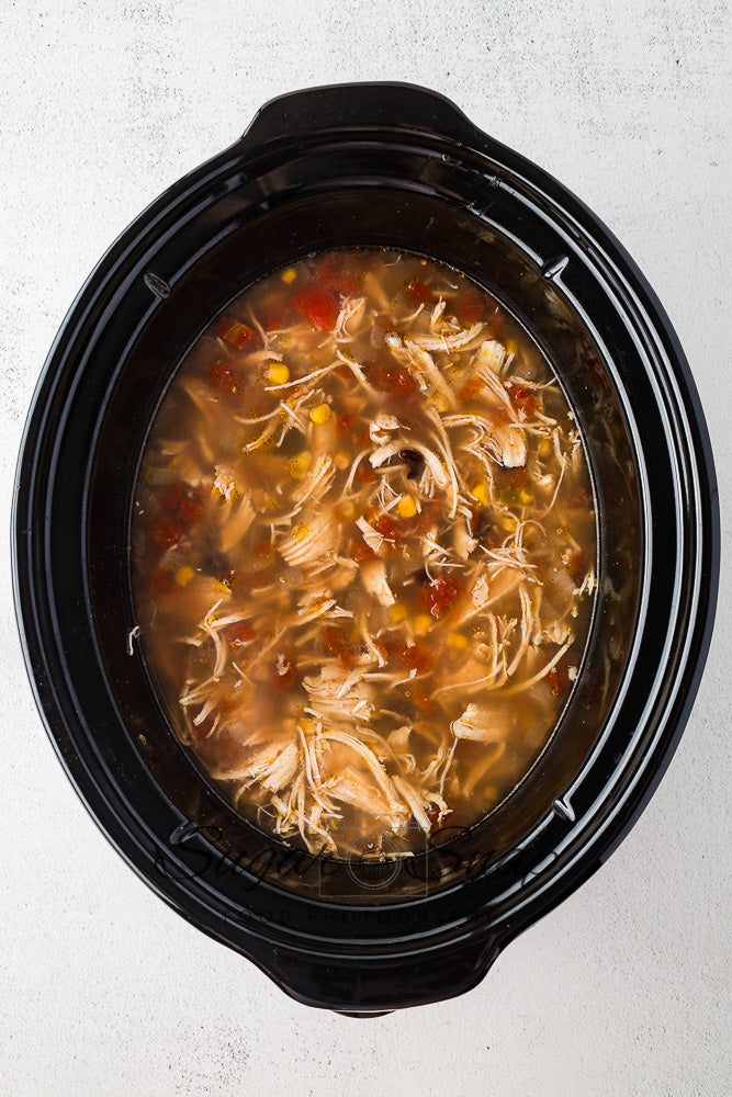 Slow Cooker Chicken Tortilla Soup