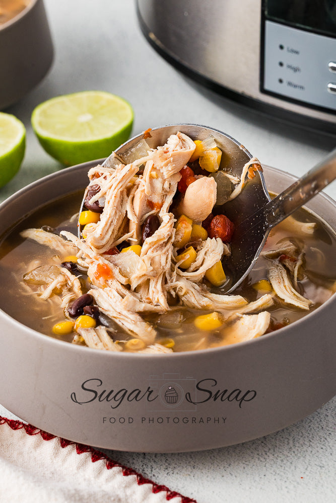 Slow Cooker Chicken Tortilla Soup