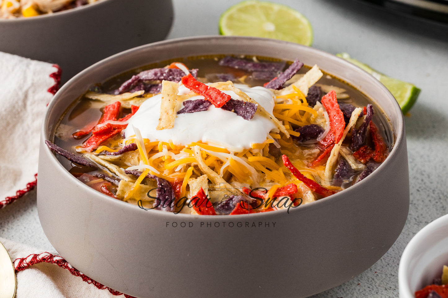 Slow Cooker Chicken Tortilla Soup