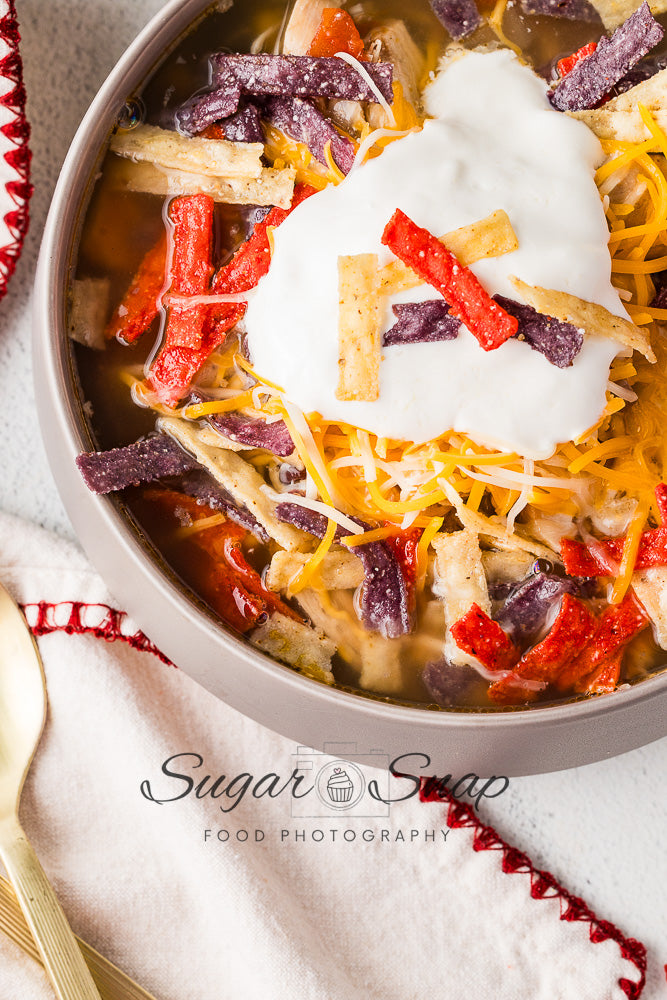 Slow Cooker Chicken Tortilla Soup