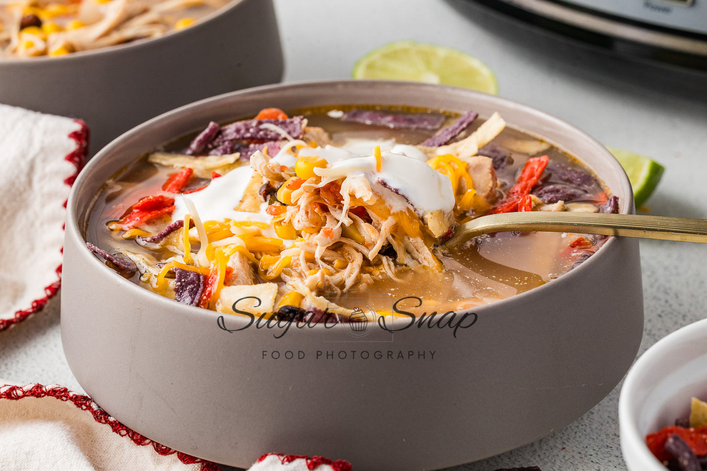 Slow Cooker Chicken Tortilla Soup