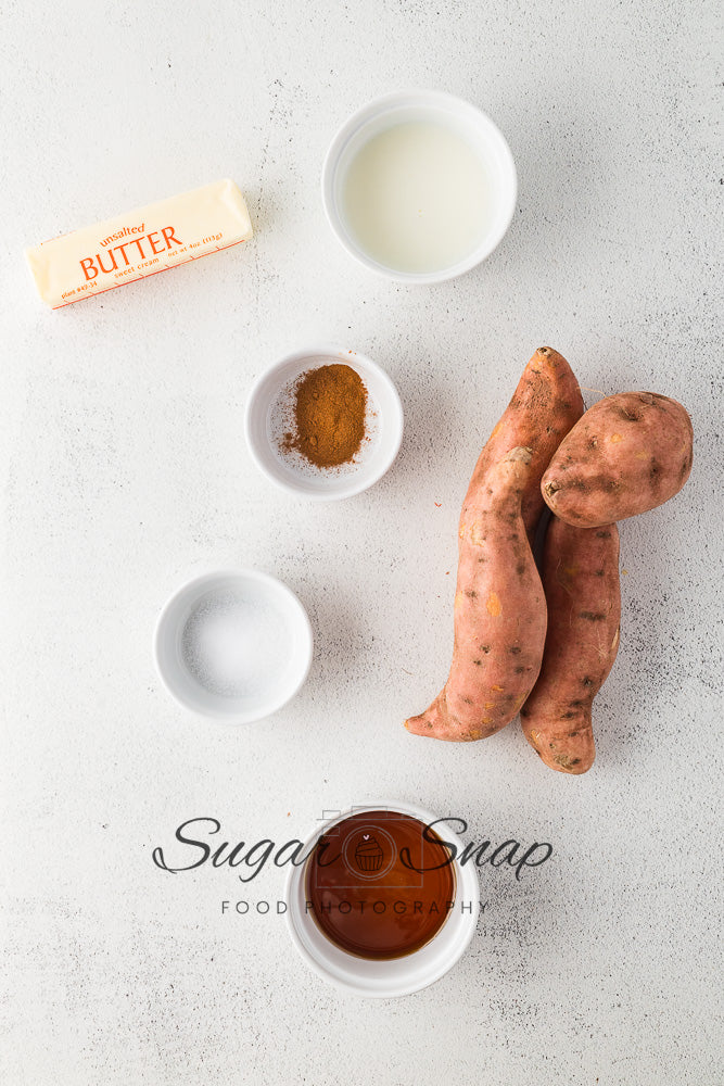Maple Browned Butter Mashed Sweet Potatoes
