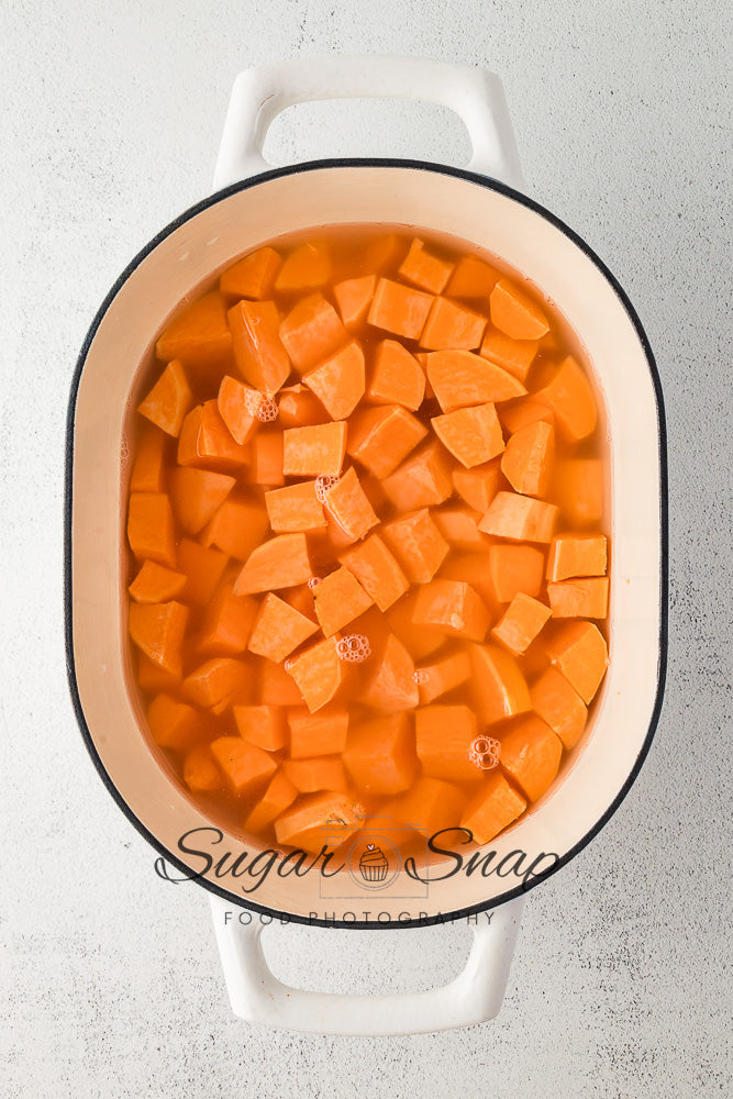 Maple Browned Butter Mashed Sweet Potatoes